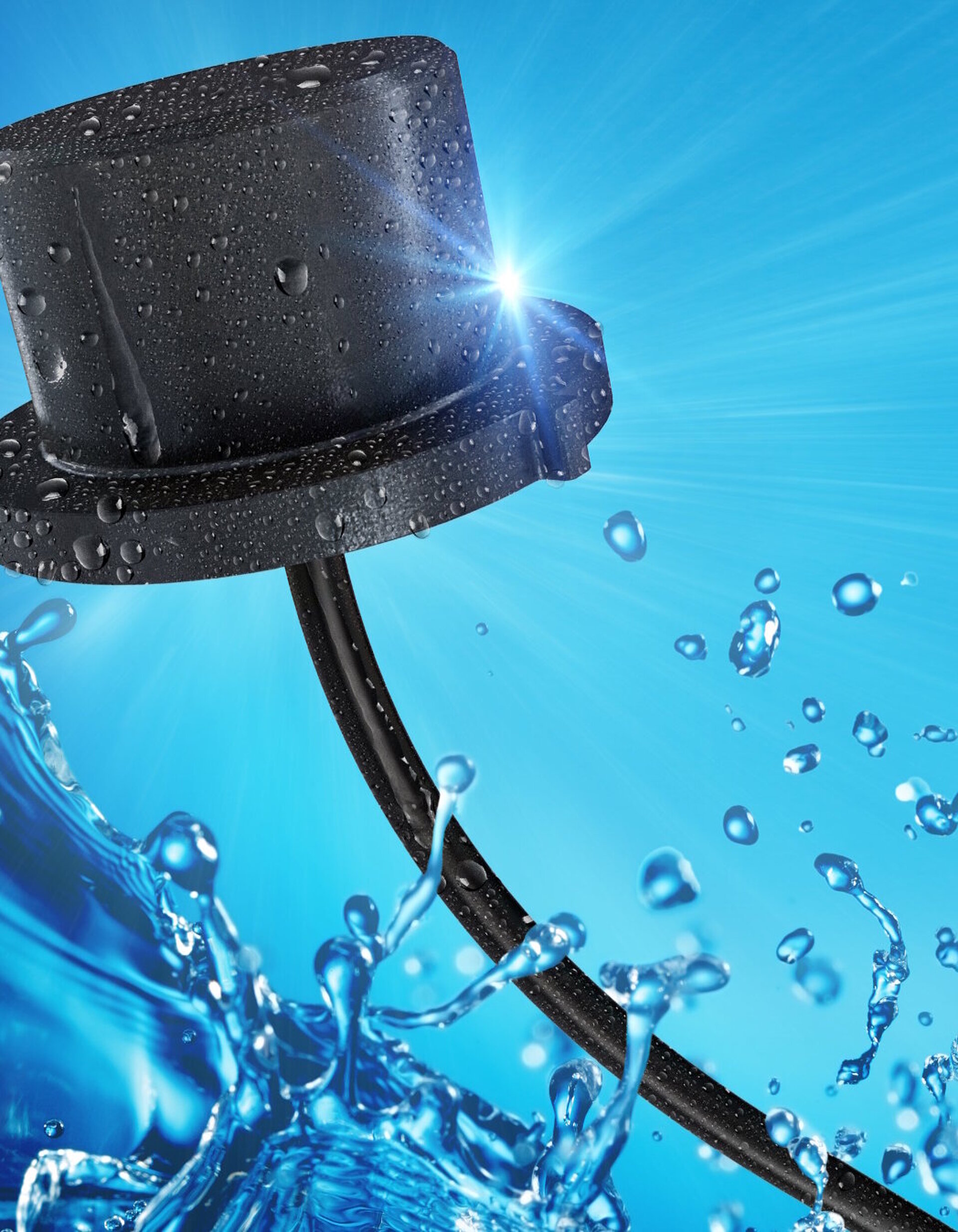 Liquid-coupled ultrasonic flow sensor