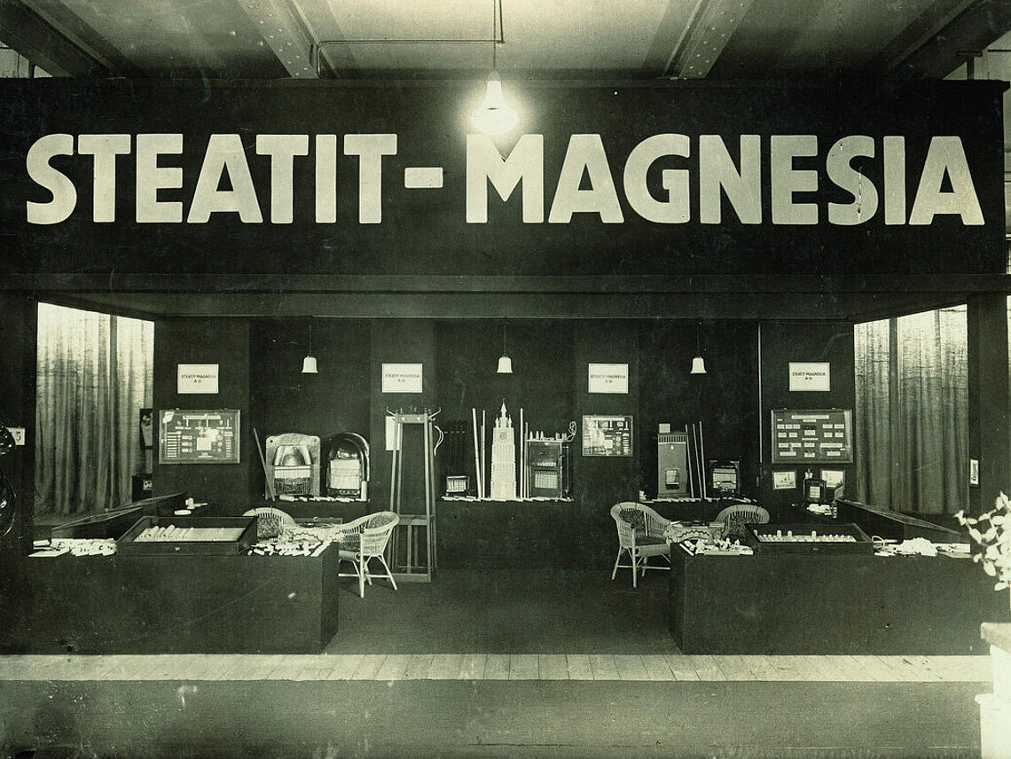Old picture of the Steatite Magnesia Joint Stock Company