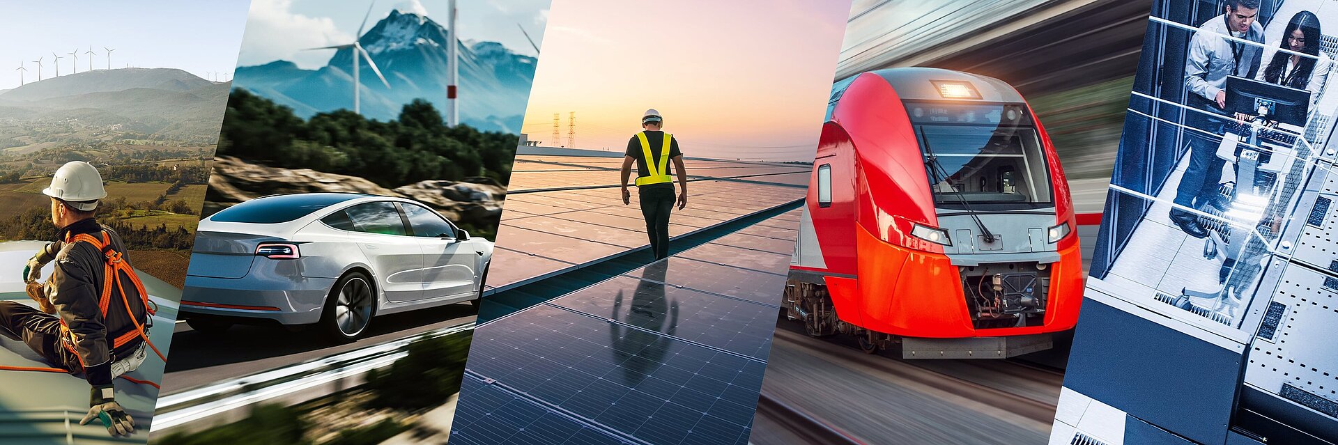 Various industries in which CeramTec ceramic electronics solutions are used