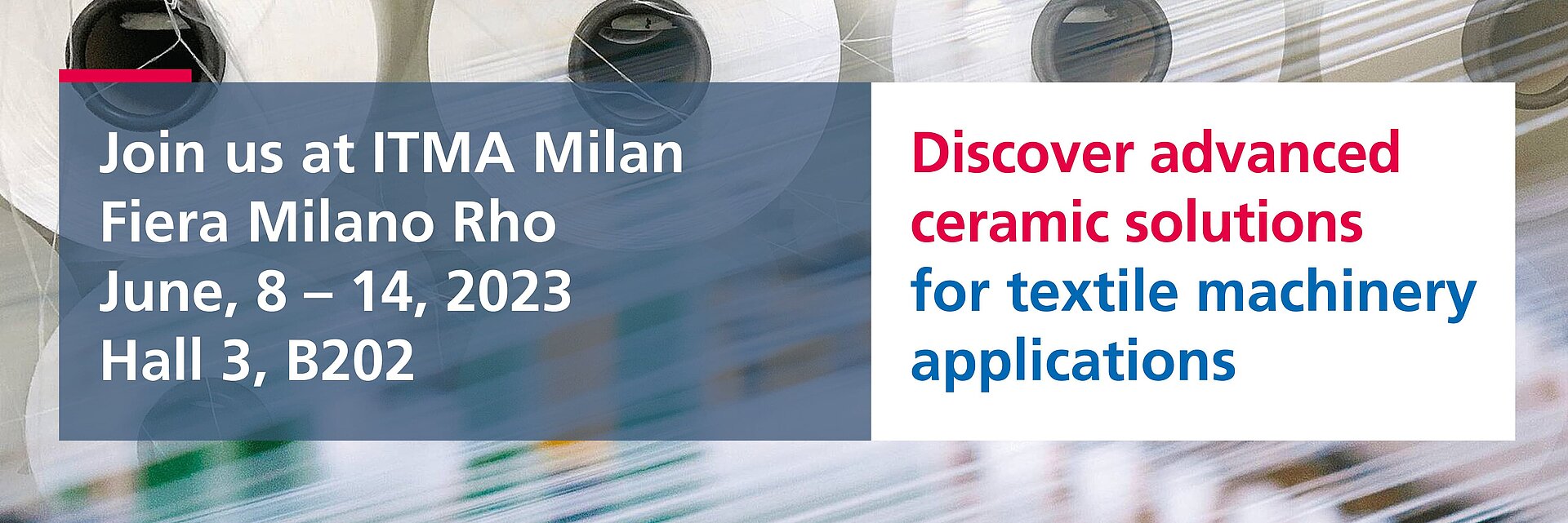 CeramTec at the ITMA in Milan