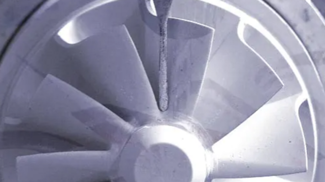 Technical ceramics being processed