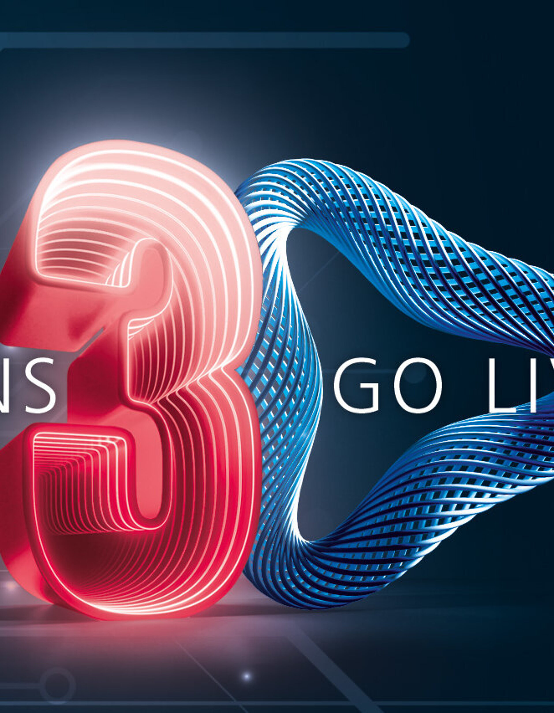 Mobile version of the website header for 3D printing